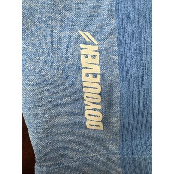 DoYouEven Impact Seamless Blue Active Leggings Size X-Small - Picture 4 of 7